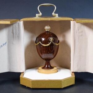 Theo Faberge St Peterburg Collection Swag Egg Wood with box and CoA 219 CocoBolo